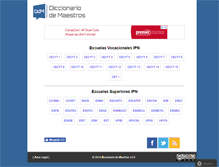 Tablet Screenshot of diccionariodemaestros.com